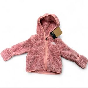 Pink Fleece Hooded Jacket north face baby girl baby bear